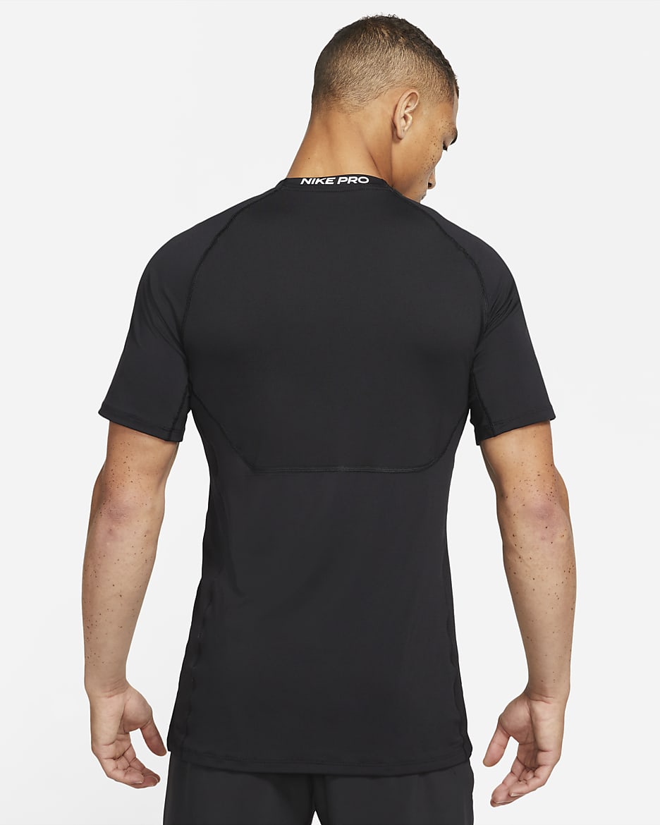 Nike Pro Dri FIT Men s Slim Fit Short Sleeve Top. Nike